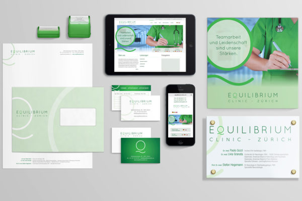 Branding – Equilibrium Clinic Zürich